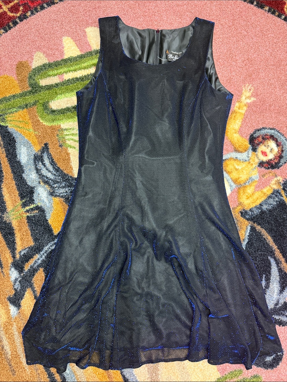 VINTAGE MINI DRESS SPARKLY GLITTER